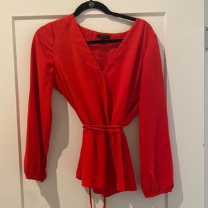 Jcrew red top